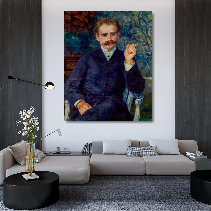 «Alcott Hill® Renoir, Pierre, Auguste», reproduction d'art sur toile tendue: Albert Cahen d'Anvers, 1881, H 44 po x l 36 po