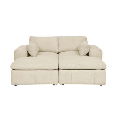 Perthfoybairns Corduroy Modular Sectional