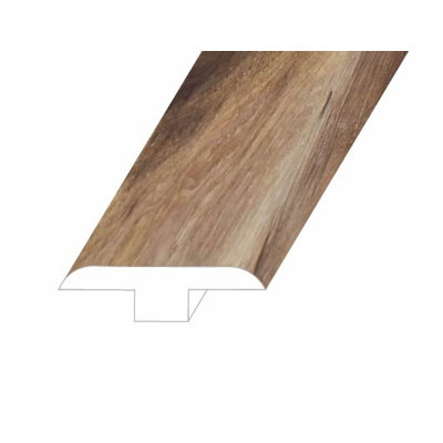 Moulure en T Zephyr vinyle 0,5 po d'épaisseur x 1,8 po de largeur x 94,5 po de longueur