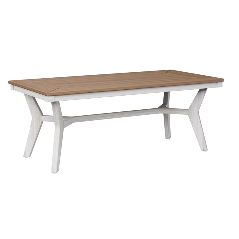 Table basse berlinoise Berlin, Acajou antique, Coquille de mer