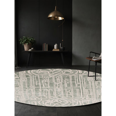 Tapis beige lavable à la machine