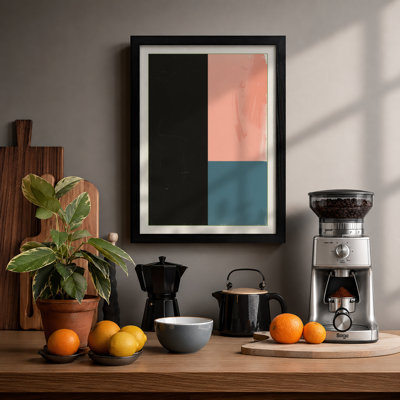 Divided Space Minimalist - Framed Print