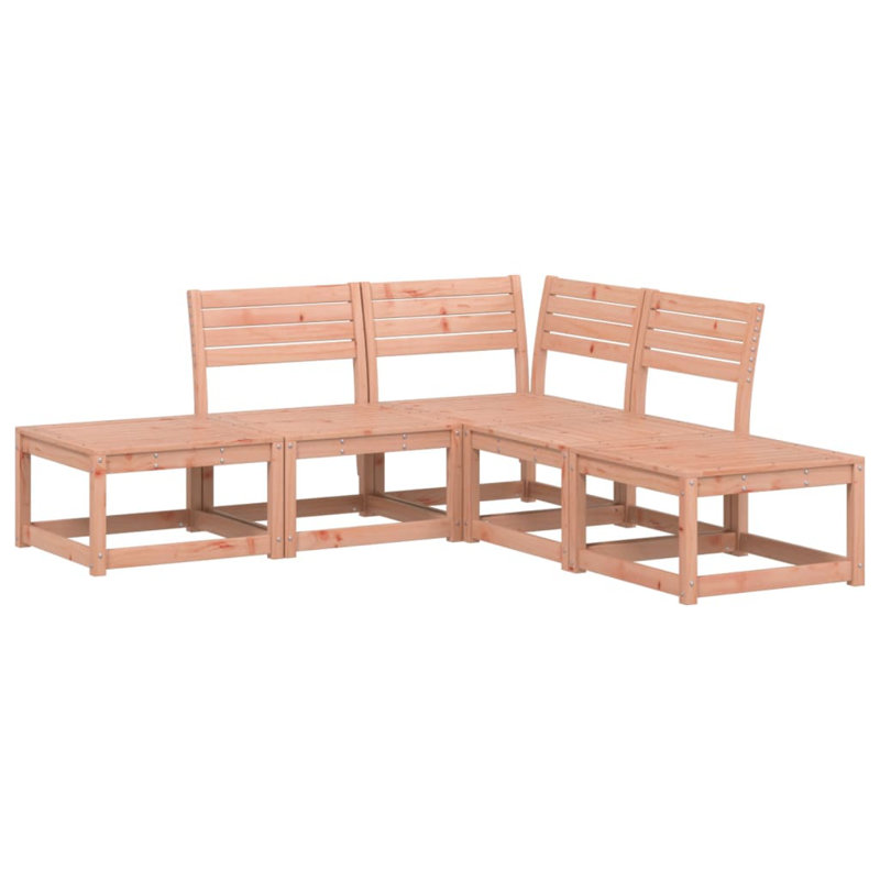 Mickle 73cm Wide L-Shaped Patio Sofa, Brown