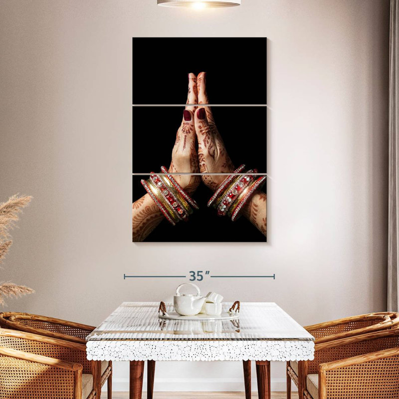 Adella Namaste Mudra Hands, 50" H x 32" W