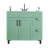 36'' Green Modern Free-Standing Single Bathroom Vanity Set