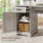 67'' Farmhouse L Shaped Desk with Drawers, Home office Corner Computer Desk with File Storage and Charging Station-897145227