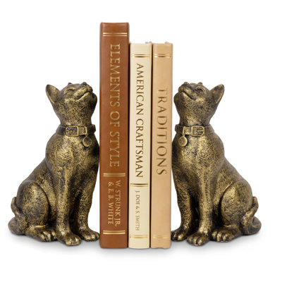Serre-livres chat rétro, serre-livres décoratifs en résine, porte-livres antidérapants robustes pour tablettes, bureau à domicile