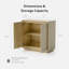 Buffet d'appoint avec tablettes réglables-337760156-368027434