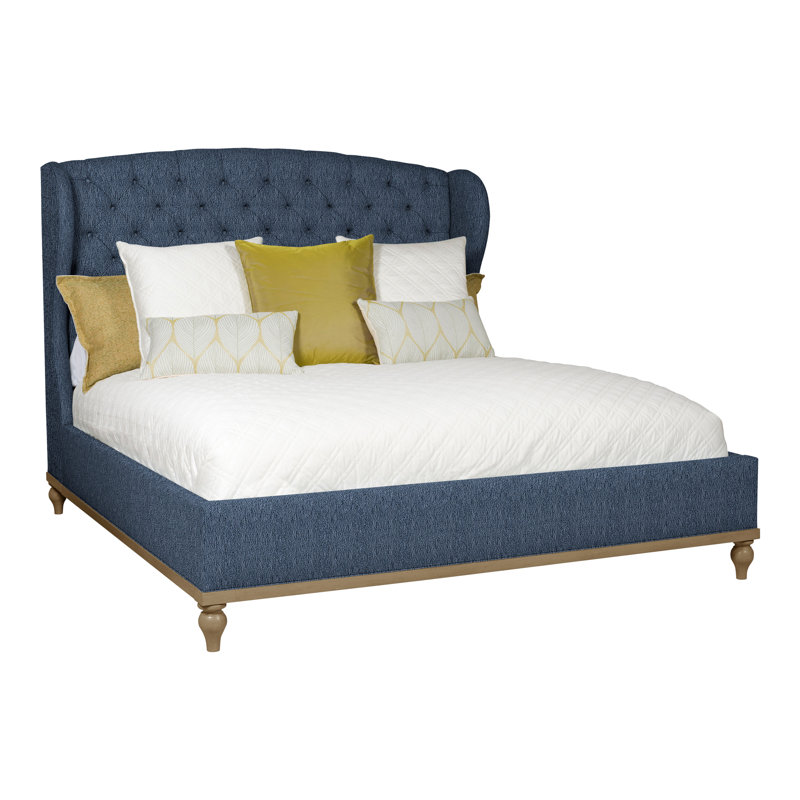 Emma King Bed, Navada Blue, Hampton, No
