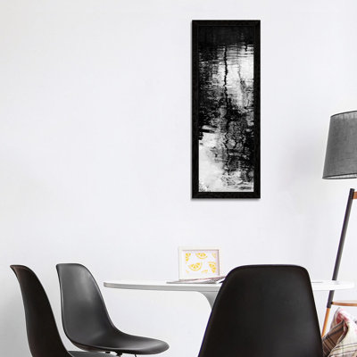 Reflecting Triptych II by Michael Barrett - Floater Frame Panoramic Painting on Canvas