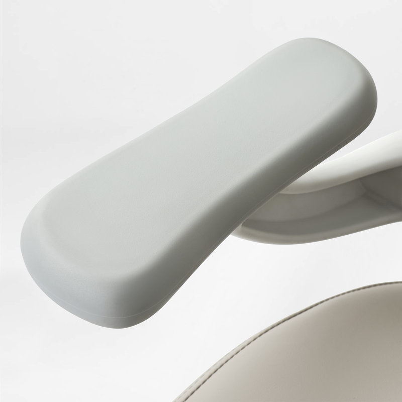 Chaise de bureau ergonomique en similicuir de qualité supérieure - chaise de bureau moderne à haut dossier avec accoudoirs rabattables en 3D, soutien lombaire à profondeur réglable et siège en mousse moulée ultra-épaisse