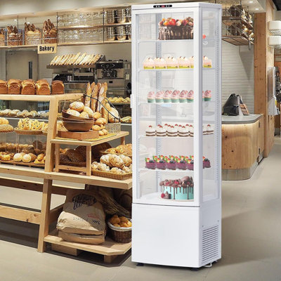 Euker 10.9 Cubic Feet Refrigerated Display Case - 22.8''