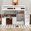 Lit mezzanine simple avec tiroirs Philippa Kids-1629674286