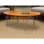 Sage Oval Coffee Table With Metal Legs-505769223