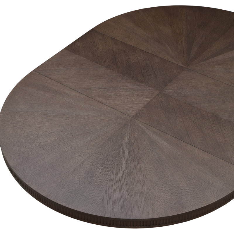 West Kensington Oval Dining Table, Espresso Wood