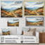 «Beige Blue Mountains Vista Vista», impression d'art mural-1948433982-1948433969