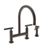 Muncy Kitchen Bridge Faucet with Side Spray