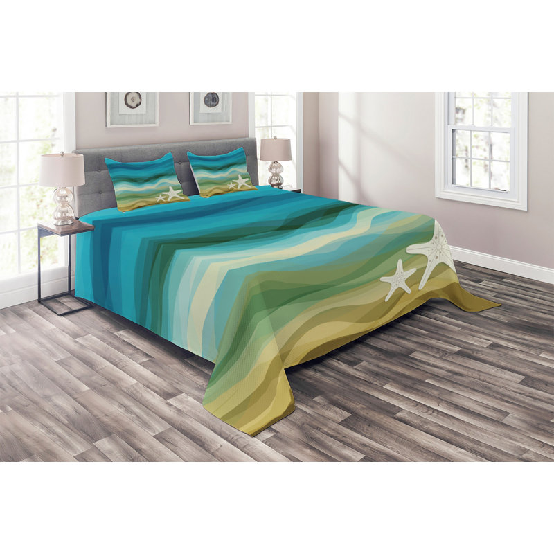 Coastal Polyester Coverlet