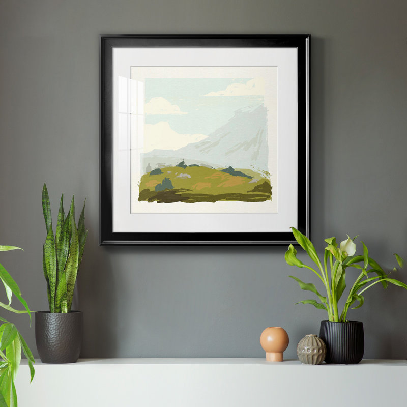 Impression encadrée Alpine Ascent IV-Premium - prête à être accrochée, H 30,5 po x l 30,5 po x P 1,5 po, Blanc