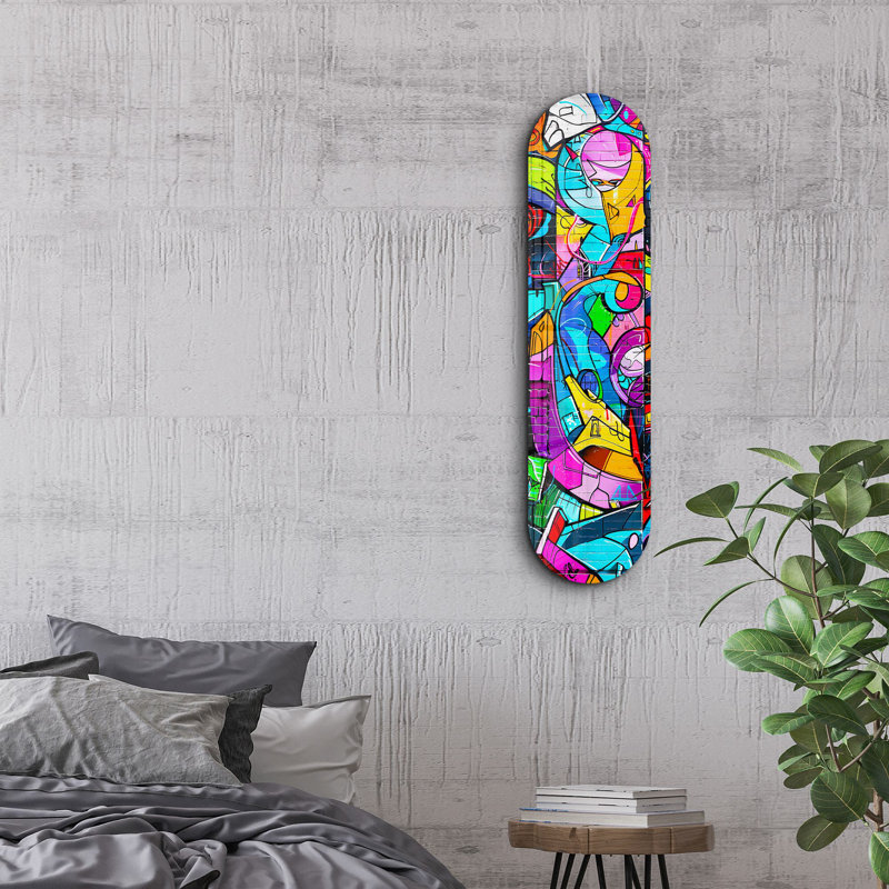 Peinture décorative en verre trempé
