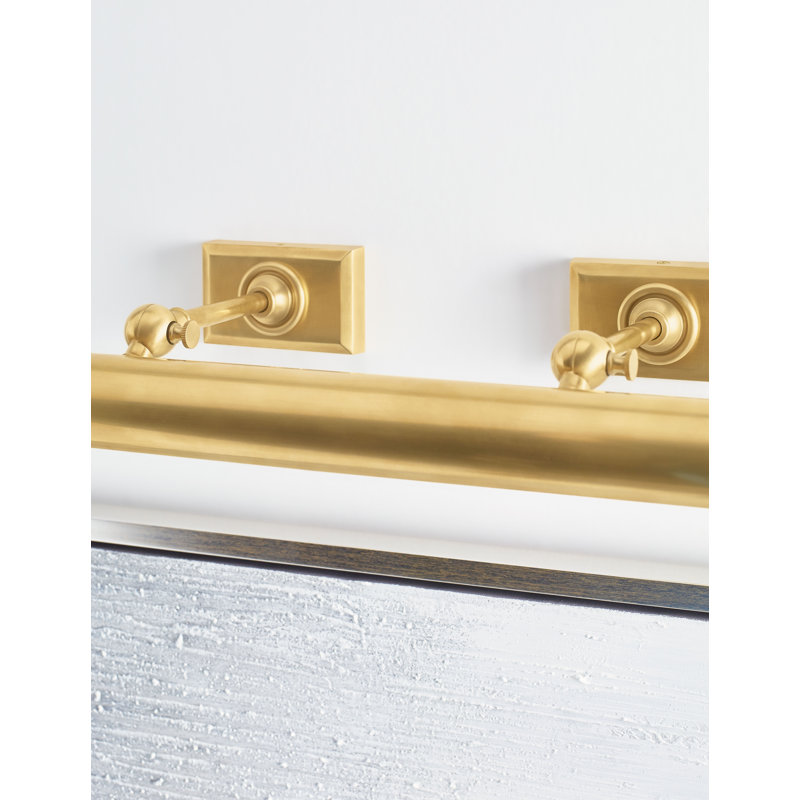 Chapman & Myers 24" Cabinet Maker's Picture Light, Antique Brass