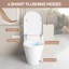 Bidet de toilette intelligent, siège à ouverture / fermeture automatique, avec sécheuse et eau chaude-122548326