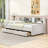 Evalynn Twin Upholstered Daybed with Storage and Drawers-794182506