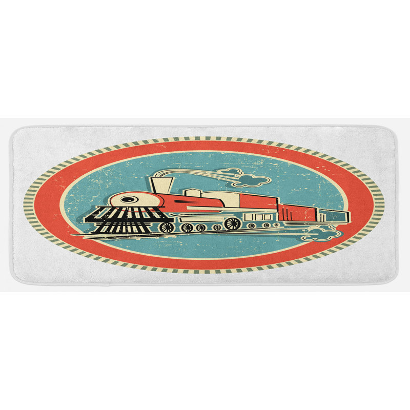 Tapis de cuisine de moteur à vapeur