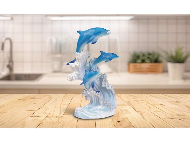 Figurine Quade H 8 "nageant dans les vagues
