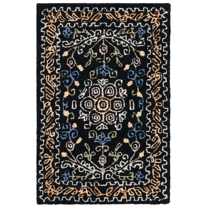 Ashly Hand Tufted Wool And Cotton With Latex Oriental Rug, Rectangle 2'6" x 4'
