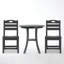 Ensemble bistro 3 pièces avec table ronde et 2 chaises-1565978760