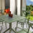Cordelia 4-Person Plastic Patio Dining Set with Stackable Chairs-278221475