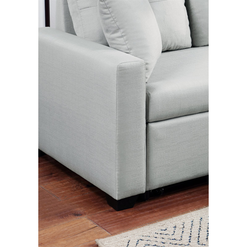 Kassadie Upholstered 53.4'' Sleeper Sofa