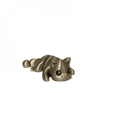 3D Printed Miniature Kitten Figurine