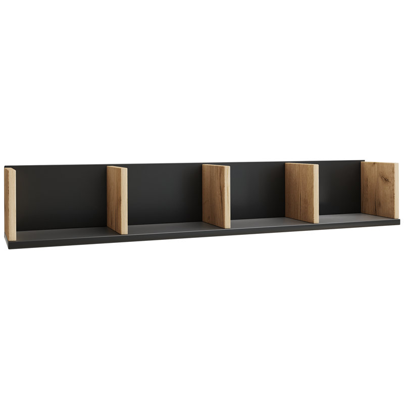 Sandreka Floating Shelf, Black