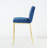 Upholstered Counter Stool with Steel Frame-1263415582