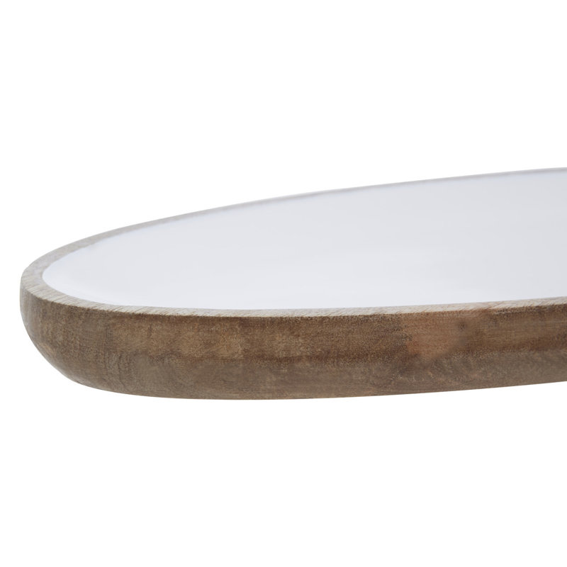 Gracie Oaks Moncada Wood Platter