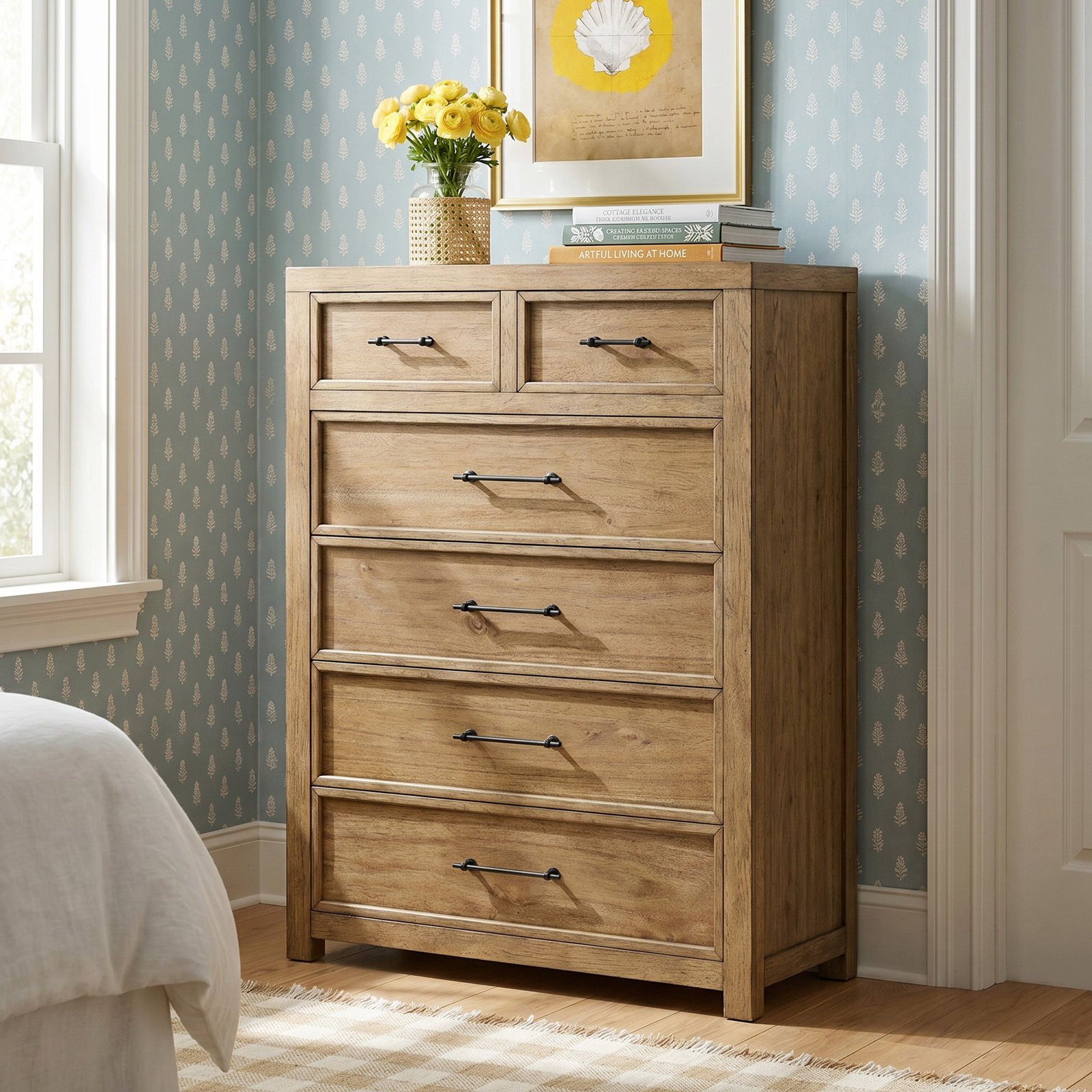 Oakland 6 - Drawer Chest, Toasted Almond
