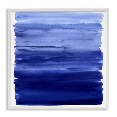 Indigo Ombre Gradient Framed Giclee, design by Allie Corbin