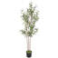 HOMCOM 148 cm Decorative Artificial Tree Silk Olive Tree with 553 Leaves