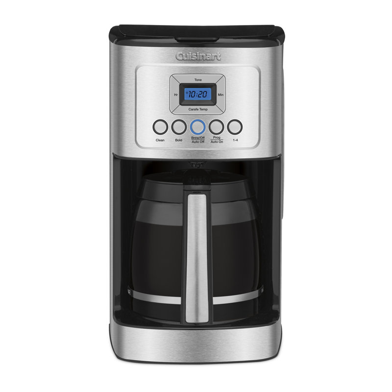 Cuisinart 14-Cup Programmable Coffeemaker with Glass Carafe, Fully Automatic for Brew Strength Control & 1-4 Cup Setting