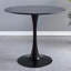 Round Table, Modern Dining Table, MDF Top And Steel Base Tulip Round Kitchen Table, Mid Century Coffee Table, Kitchen Table, Oval Dining Table
