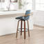 Tabouret de bar et de comptoir pivotant Carruth-1005352228-1005352227