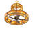 58" Wide Sargent Two Tier Chandel-Air