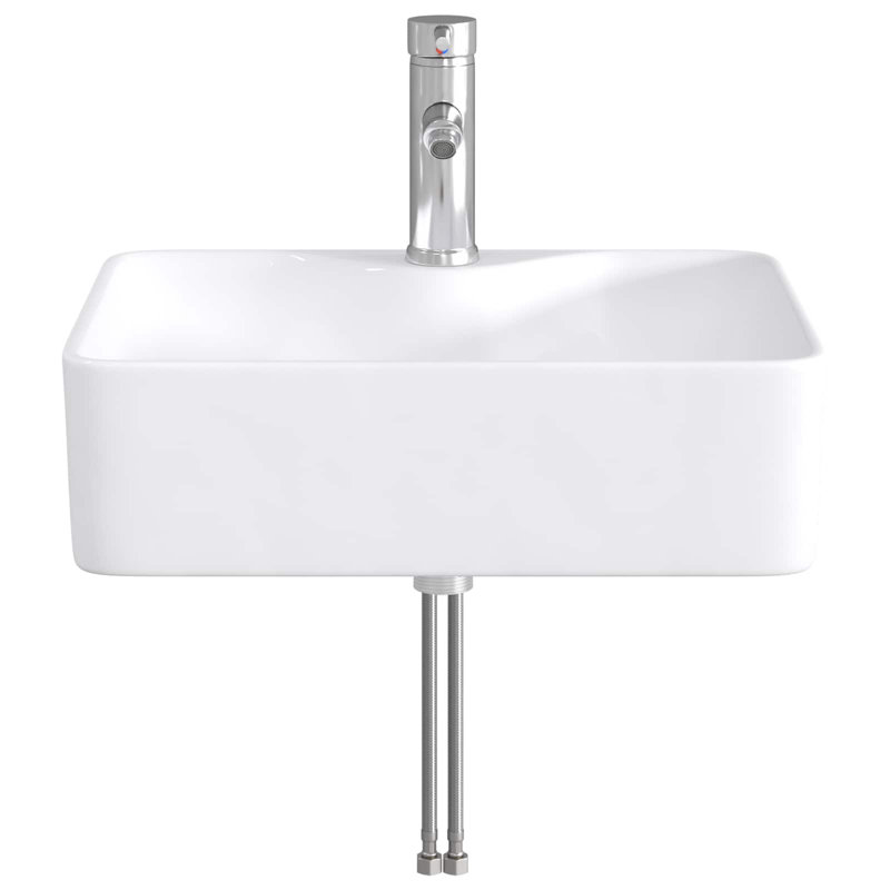 Belfry Bathroom 375mm W Metal Sink, Chrome