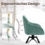 Wawaset 44.5cm H Tufted Velvet Upholstered Metal Side Chair-2084030803