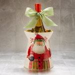 Old St. Nick Earthenware Round Utensil Crock