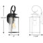 Lanterne murale d'extérieur H 14,75 po Jonie-22592583