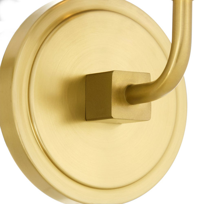 Shelba 1LT WALL MT - AGB, Antique Brass
