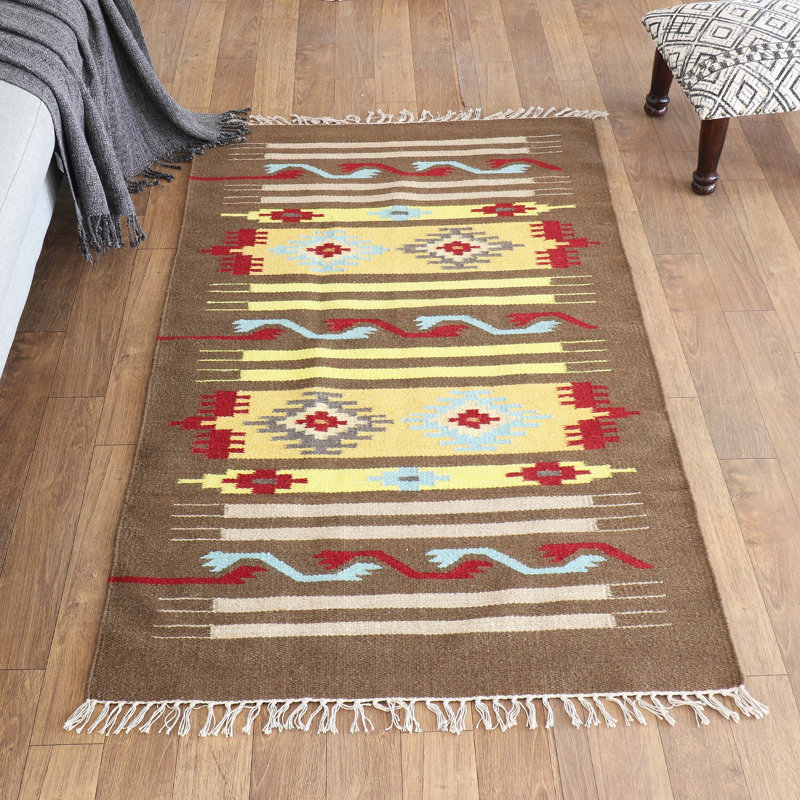 Wool Southwestern Indoor Rug